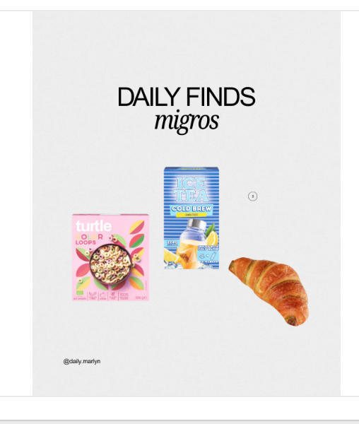 DAILY FINDS - Migros Edition