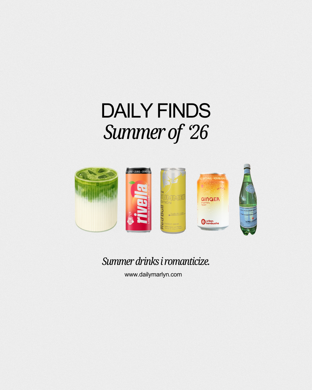 Drinks i keep rebuying all summer long ☀️